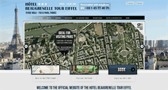 Desktop Screenshot of hotelbeaugrenelle.com